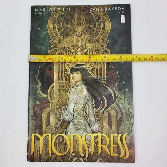 Monstress #1 Marjorie Liu Sana Takeda 2015 Image Comic Book Softcover Sleeved - Picture 10 of 12